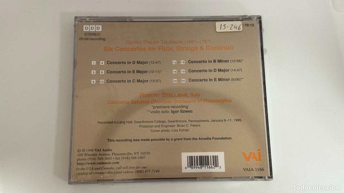 CDs de m&uacute;sica: TELEMANN:Seis conciertos - Foto 2