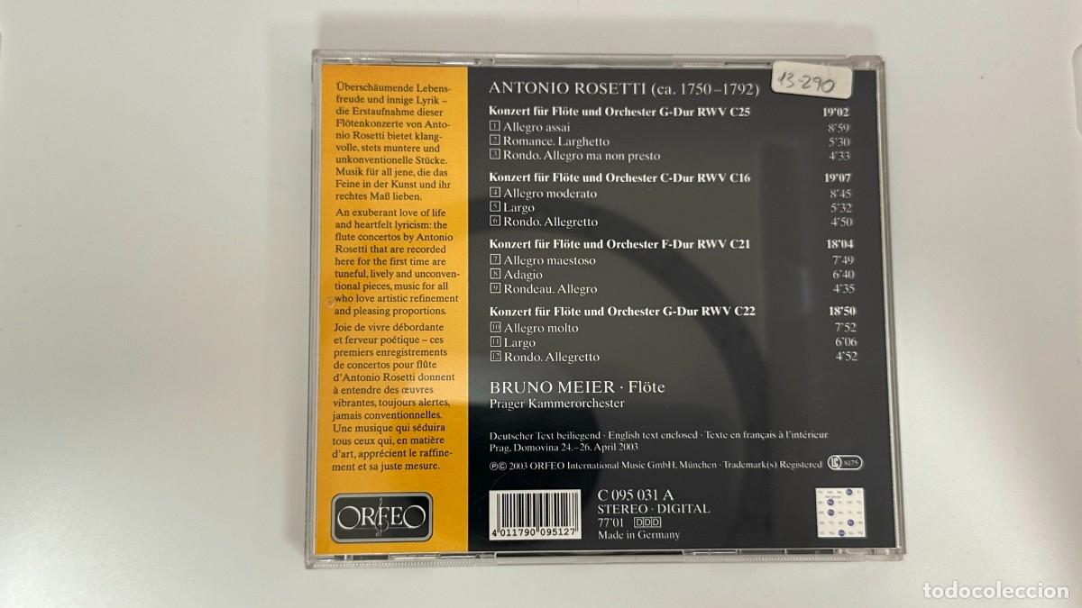 CDs de m&uacute;sica: ROSETTI: Conciertos - Foto 2