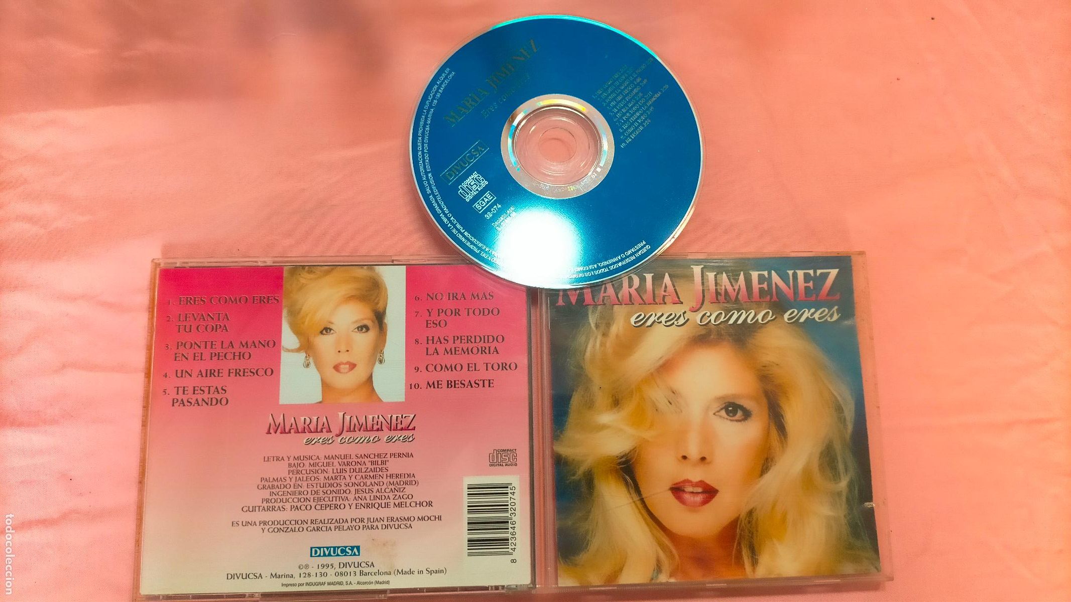 CDs de m&uacute;sica: CD 10 TEMAS MARIA JIMENEZ - Foto 1