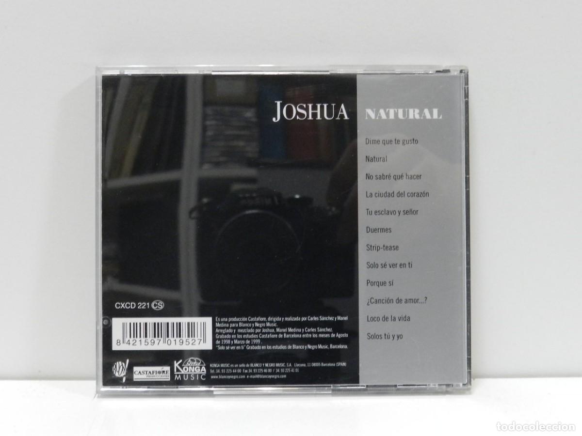 CDs de m&uacute;sica: DISCO CD. Joshua &ndash; Natural. COMPACT DISC. - Foto 2