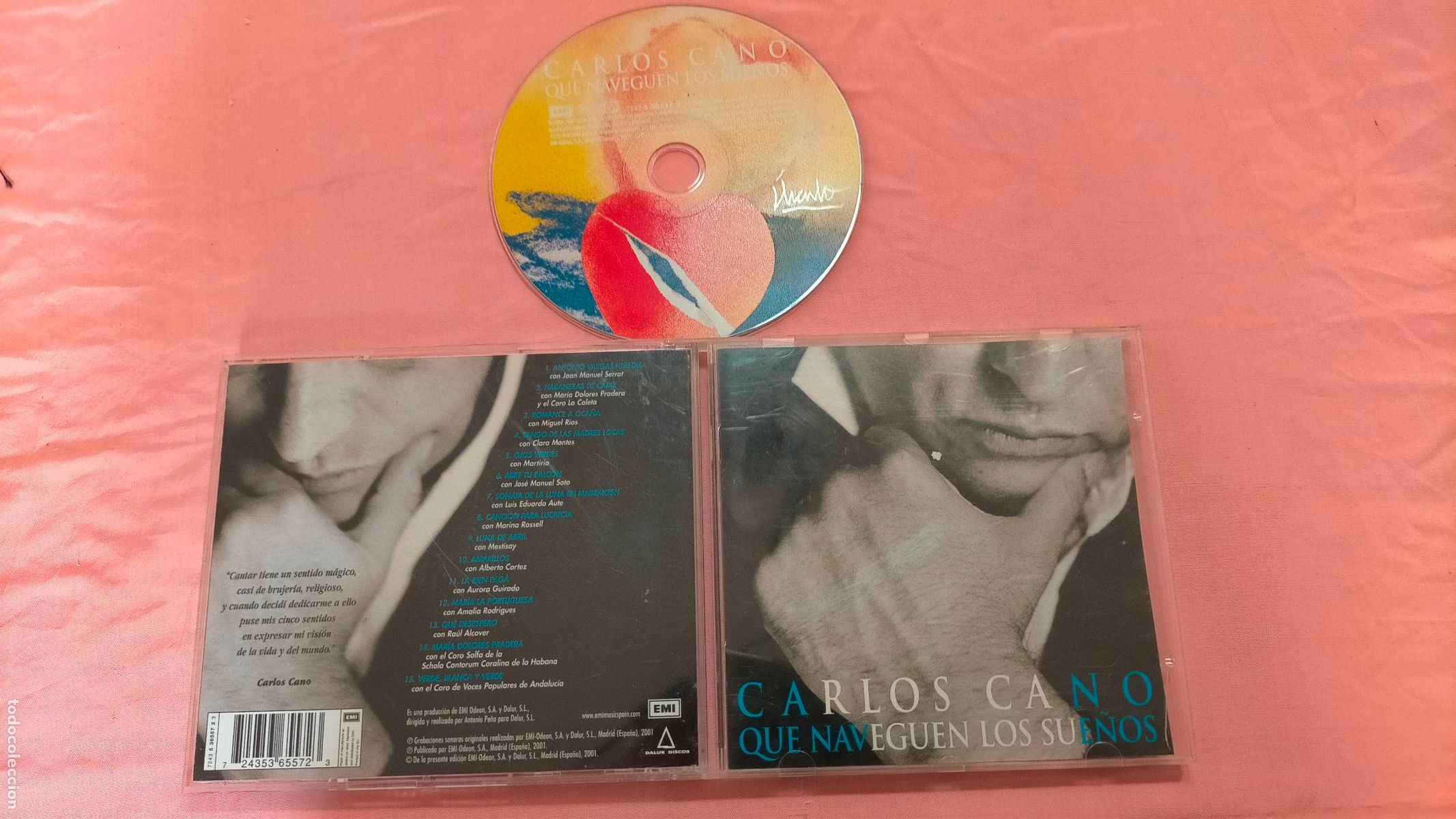CDs de m&uacute;sica: CD CARLOS CANO 15 TEMAS - Foto 1