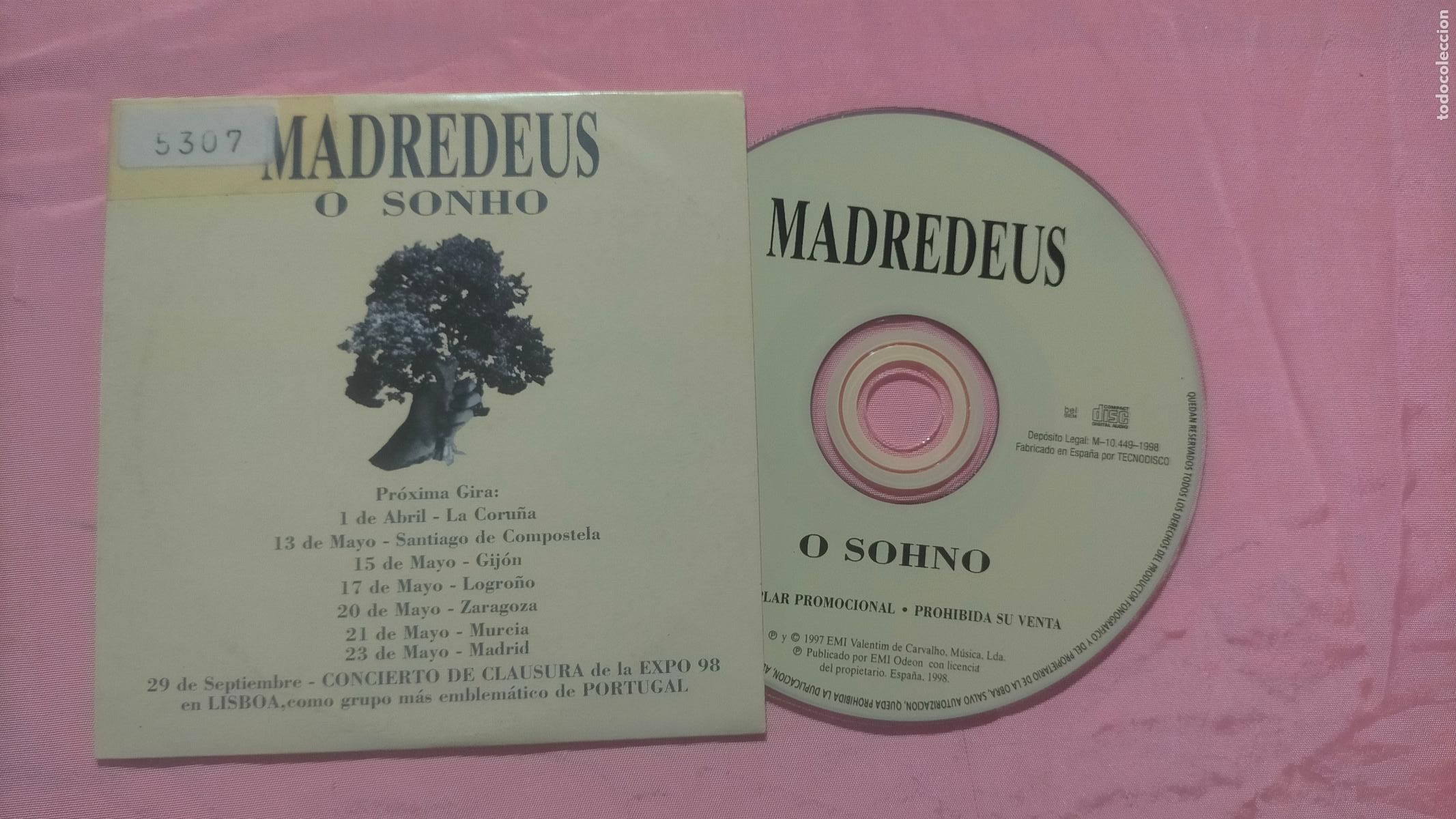 CDs de m&uacute;sica: cd single madredeus - Foto 1