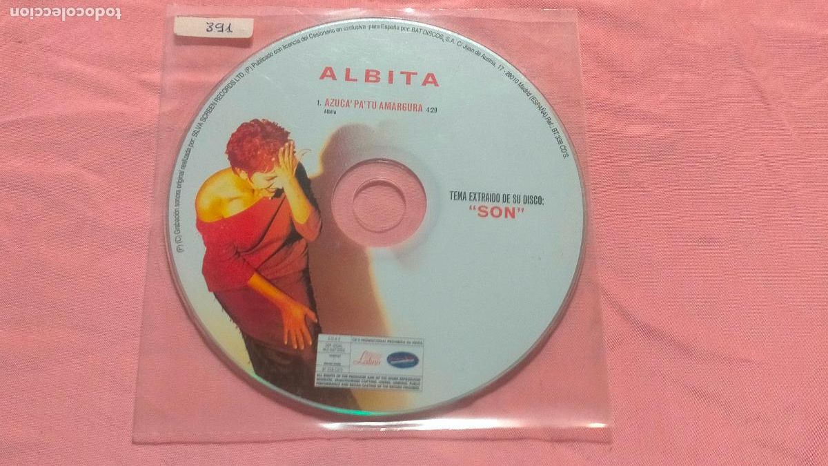 CDs de m&uacute;sica: CD SINGLE PROMOCIONAL ALBITA - Foto 1