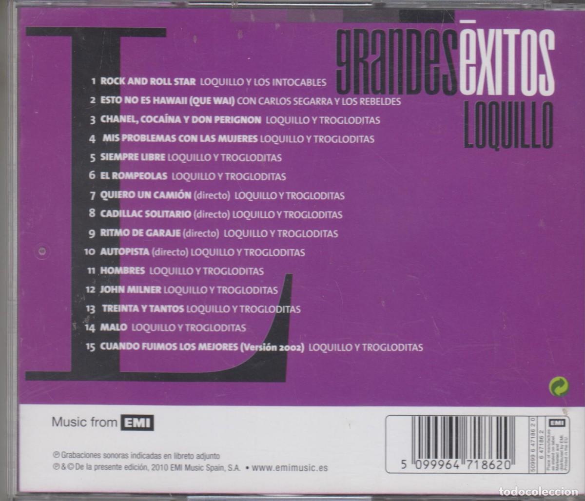 CDs de m&uacute;sica: Loquillo y Trogloditas cd Grandes &eacute;xitos 2010 EMI - Foto 2