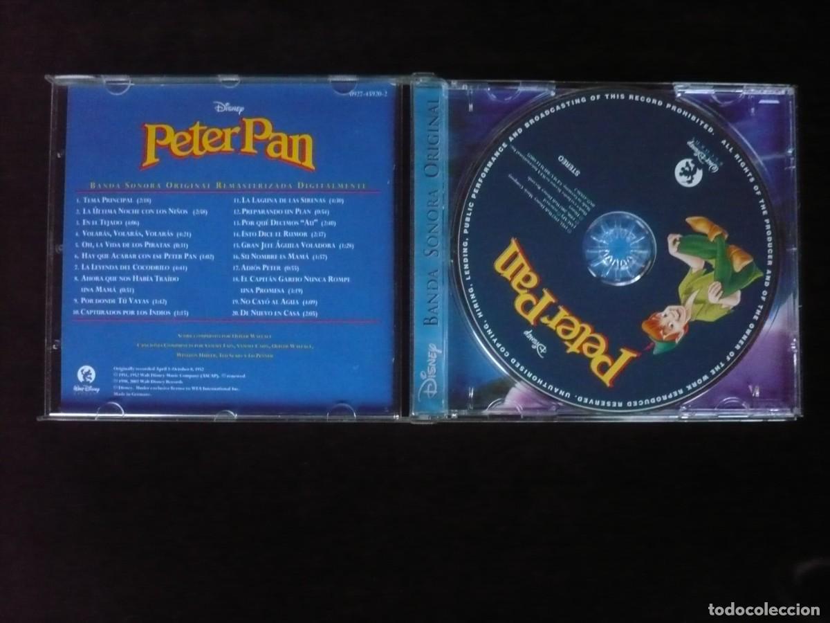 CDs de m&uacute;sica: peter pan - banda sonora original en espa&ntilde;ol - cd como nuevo - Foto 3