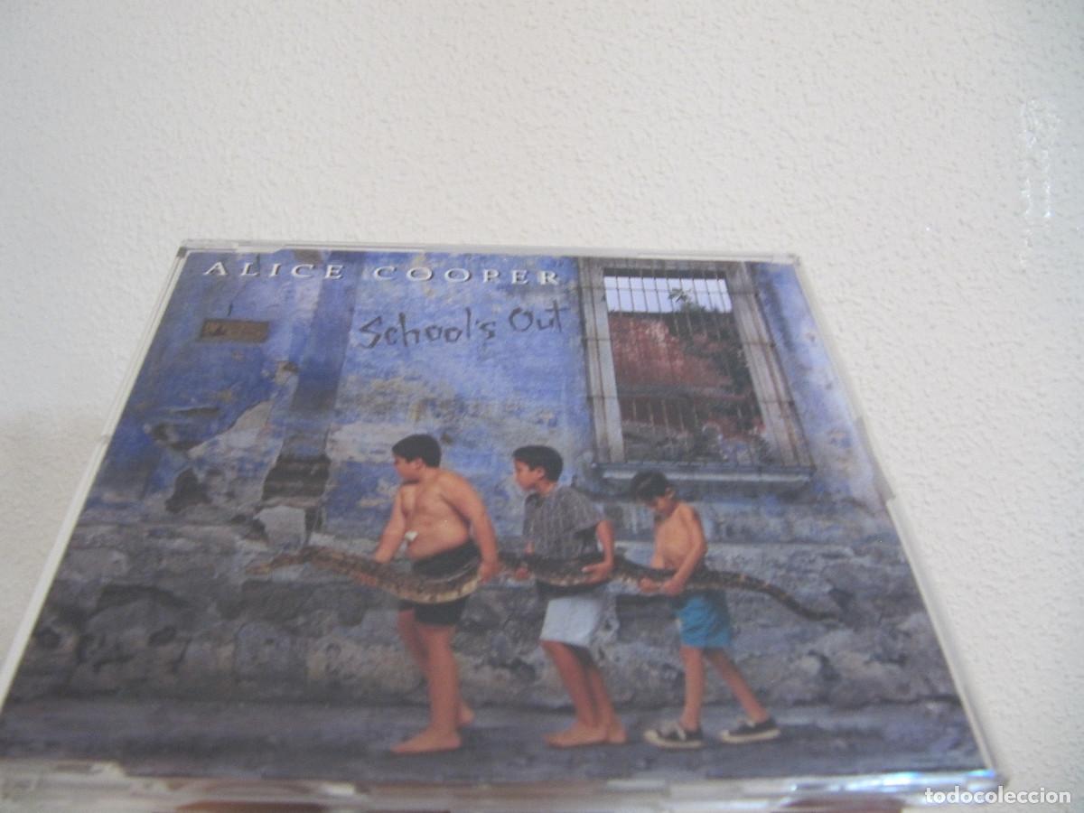 CDs de m&uacute;sica: CD SINGLE - ALICE COOPER - SCHOOLS OUT - 2 TRACKS - Foto 1