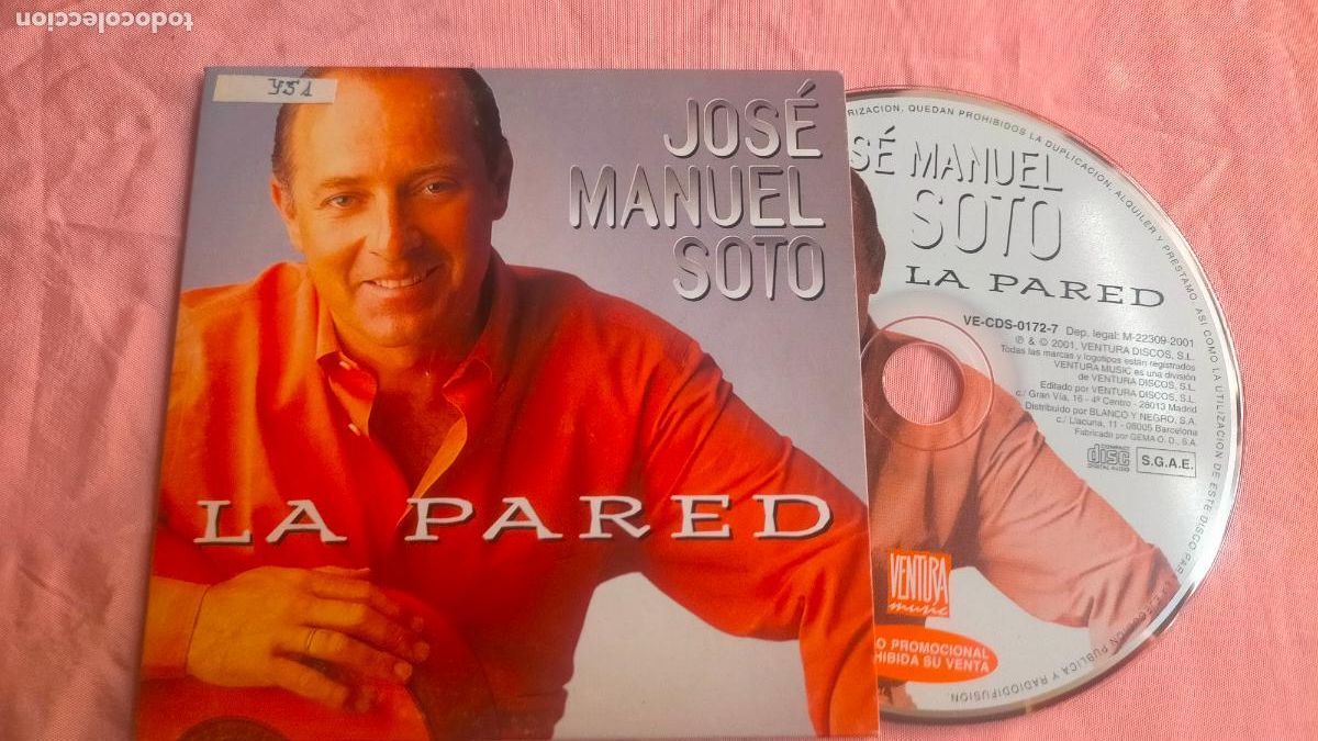CDs de m&uacute;sica: CD single jose manuel soto - Foto 1