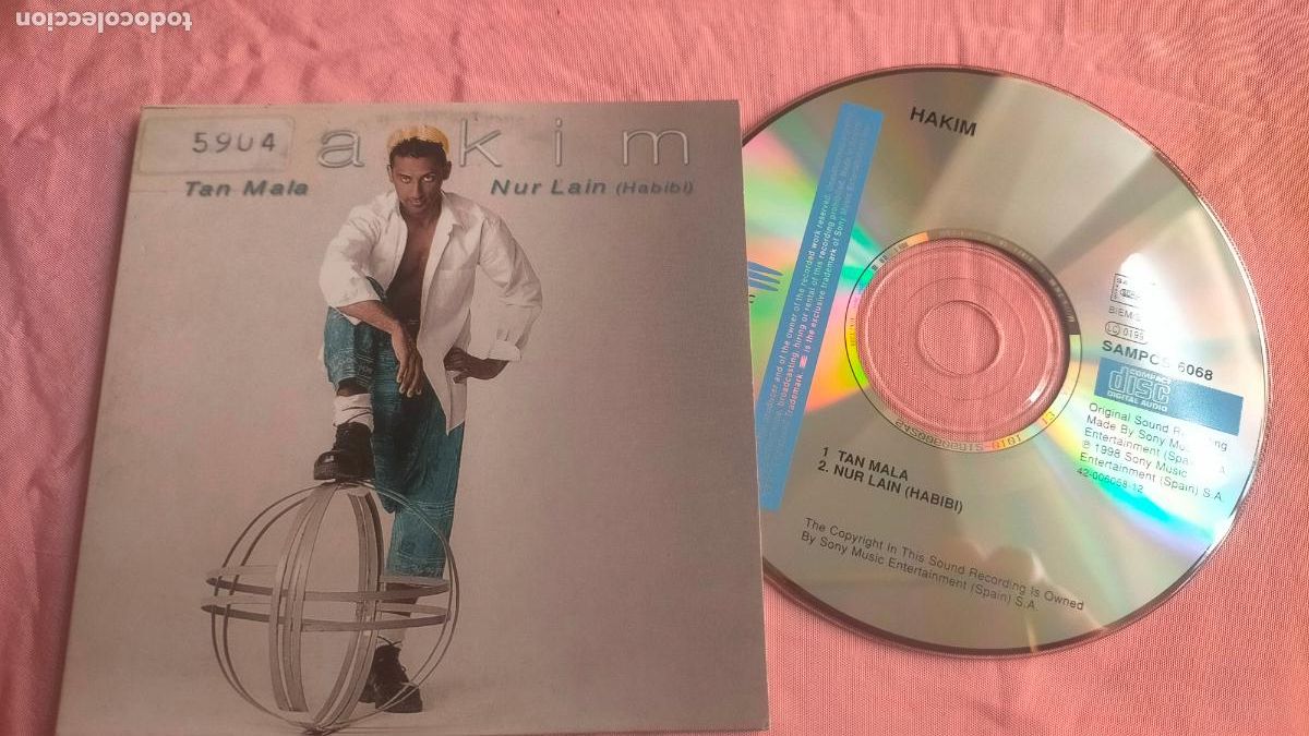 CDs de m&uacute;sica: CD single hakim - Foto 1