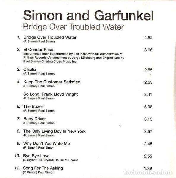 CDs de m&uacute;sica: Simon & Garfunkel - Bridge Over Troubled Water- CD - - Foto 5