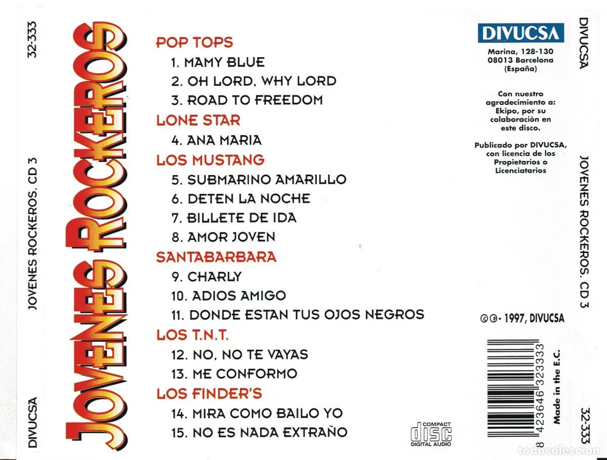 CDs de m&uacute;sica: Various &ndash; Jovenes Rockeros - 3 X CDS - Foto 11