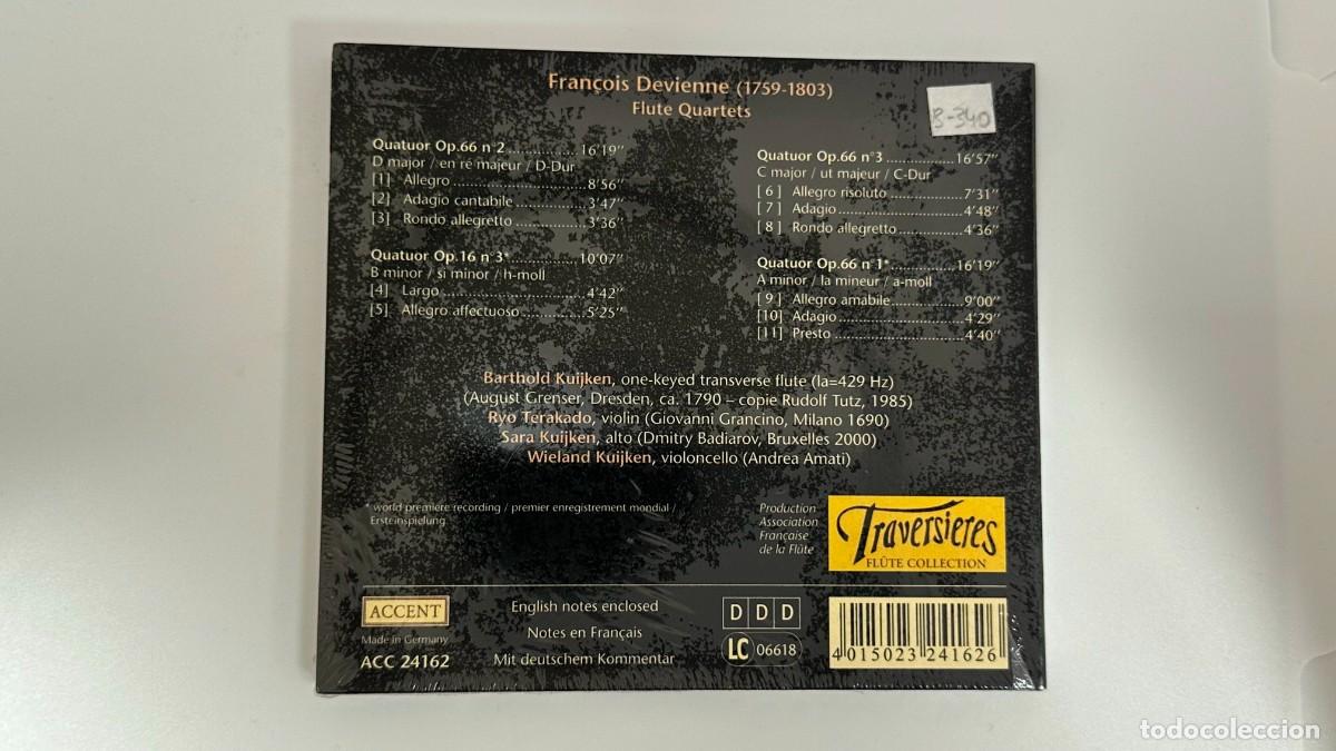 CDs de m&uacute;sica: DEVIENNE: Flute Quartets - Foto 2