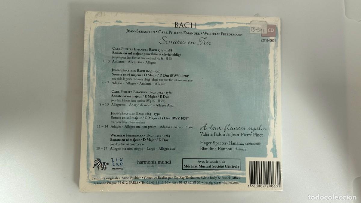 CDs de m&uacute;sica: BACH: Sonates en Trio - Foto 2