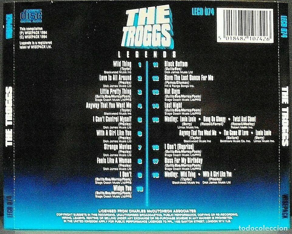 CDs de m&uacute;sica: The Troggs - Legends - CD - 1994 - Foto 2