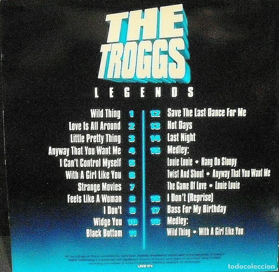 CDs de m&uacute;sica: The Troggs - Legends - CD - 1994 - Foto 3