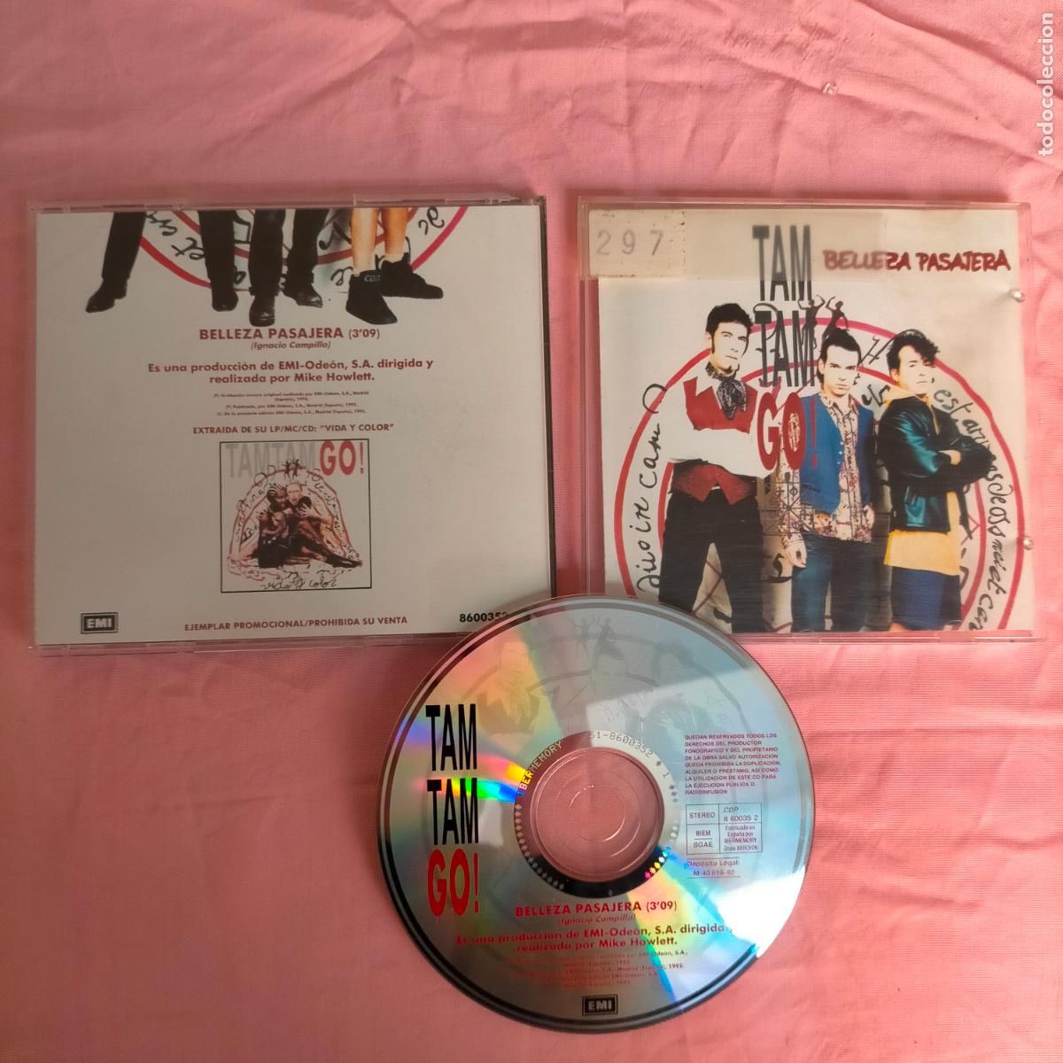 CDs de m&uacute;sica: CD single tam tam go ! - Foto 1