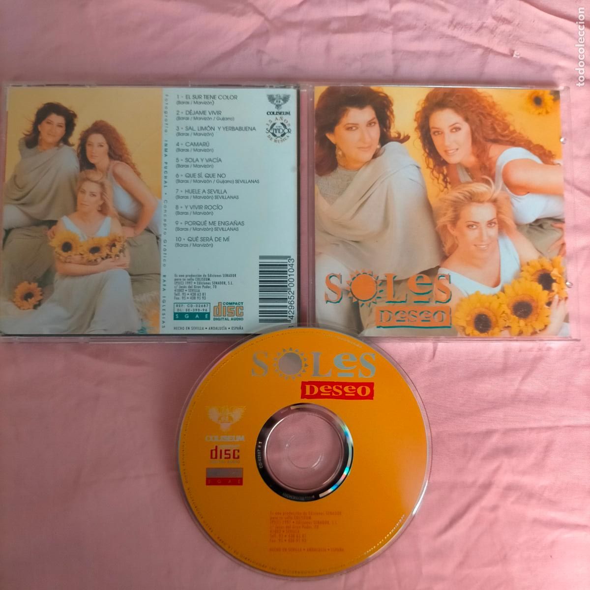 CDs de m&uacute;sica: Soles - Deseo - CD 10 TEMAS - Foto 1