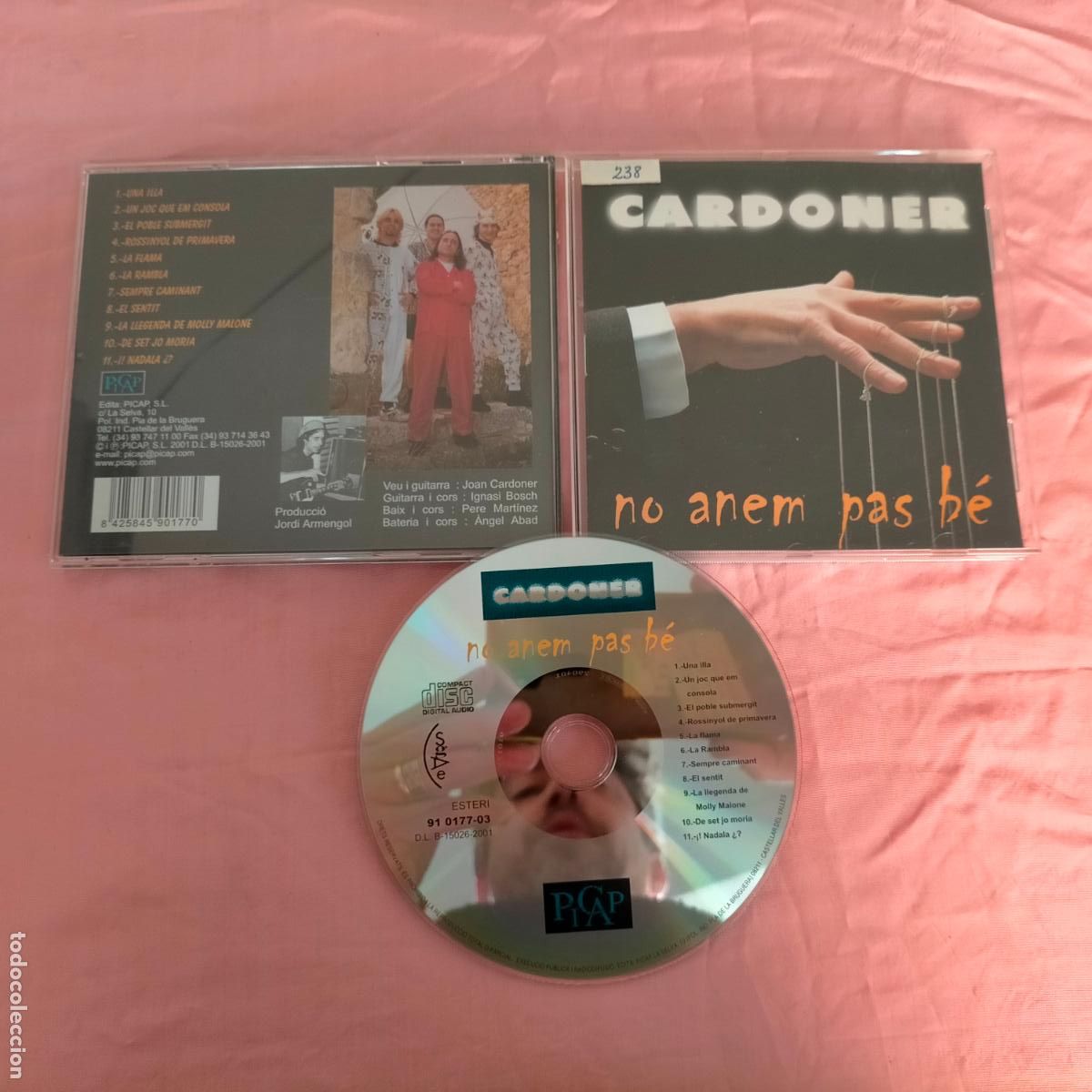 CDs de m&uacute;sica: CD CARDONER (NO ANEM PAS BE) CD 11 TRACK - Foto 1