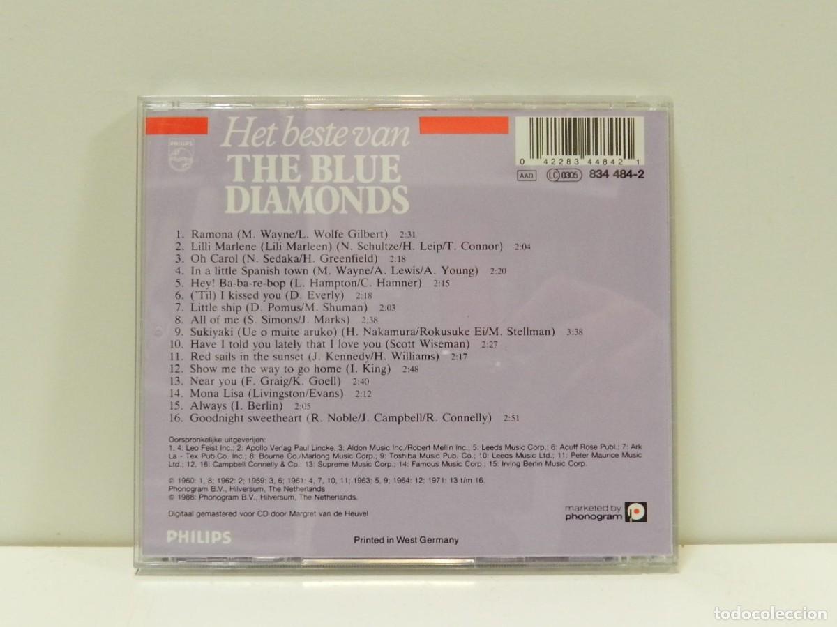CDs de m&uacute;sica: DISCO CD. The Blue Diamonds &ndash; Het Beste Van. COMPACT DISC. - Foto 2