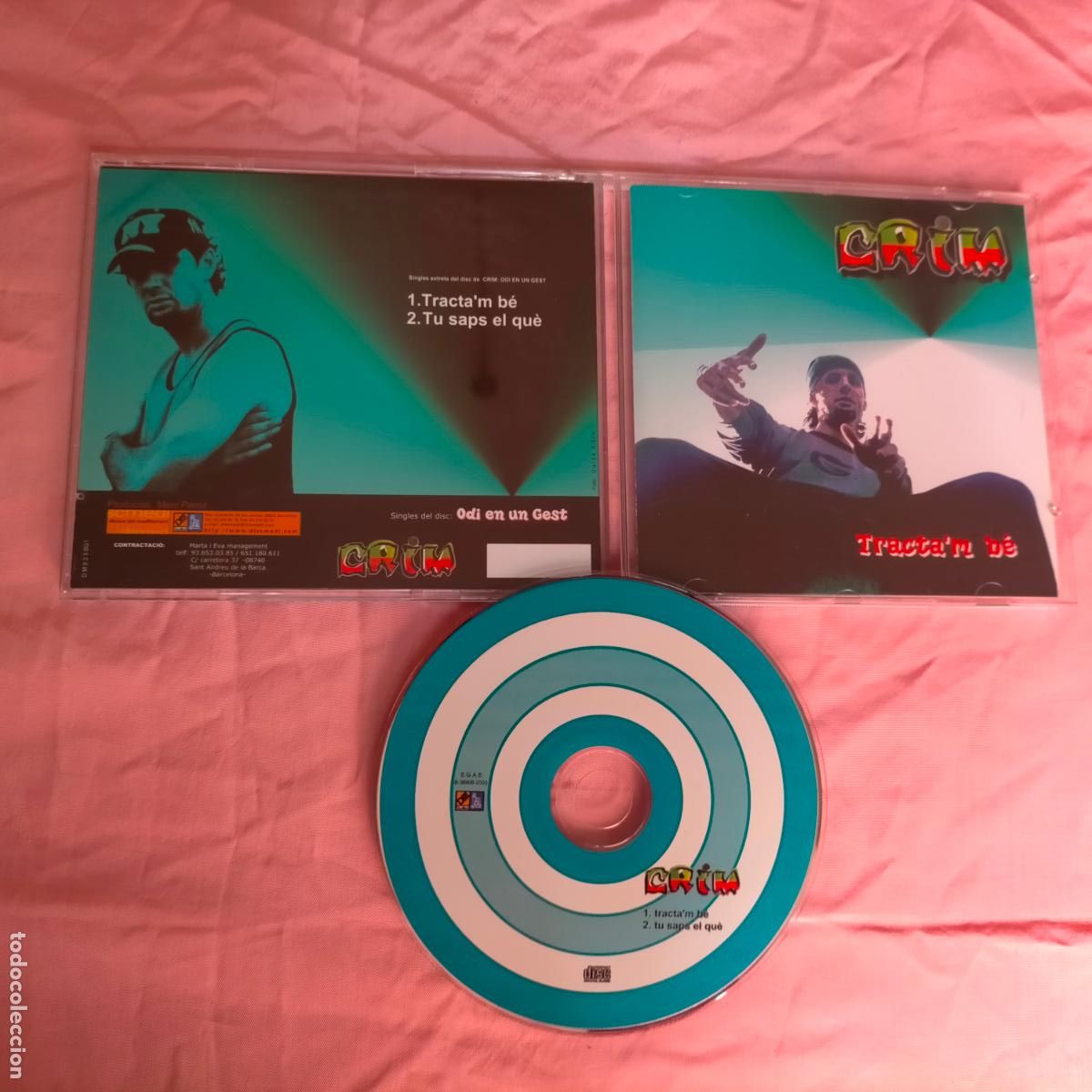 CDs de m&uacute;sica: cd single 2 temas crim - Foto 1