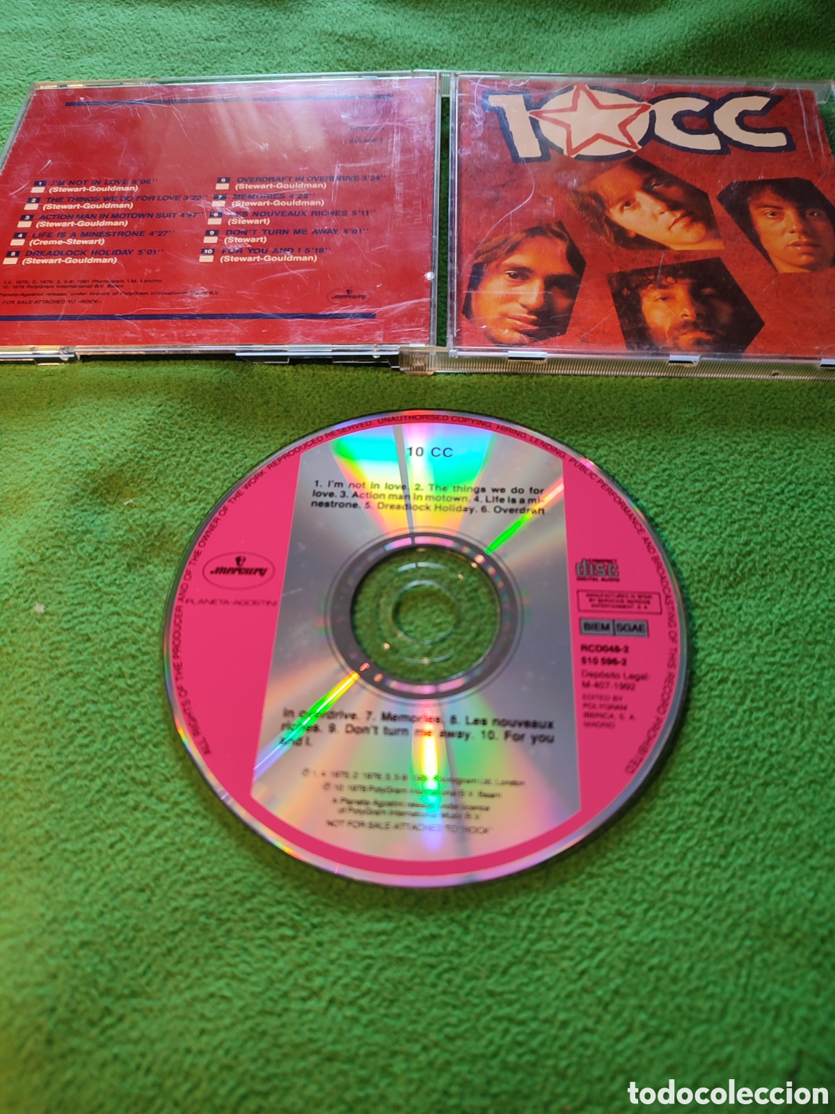 CDs de m&uacute;sica: 10 C C - Same Compact CD - Foto 2