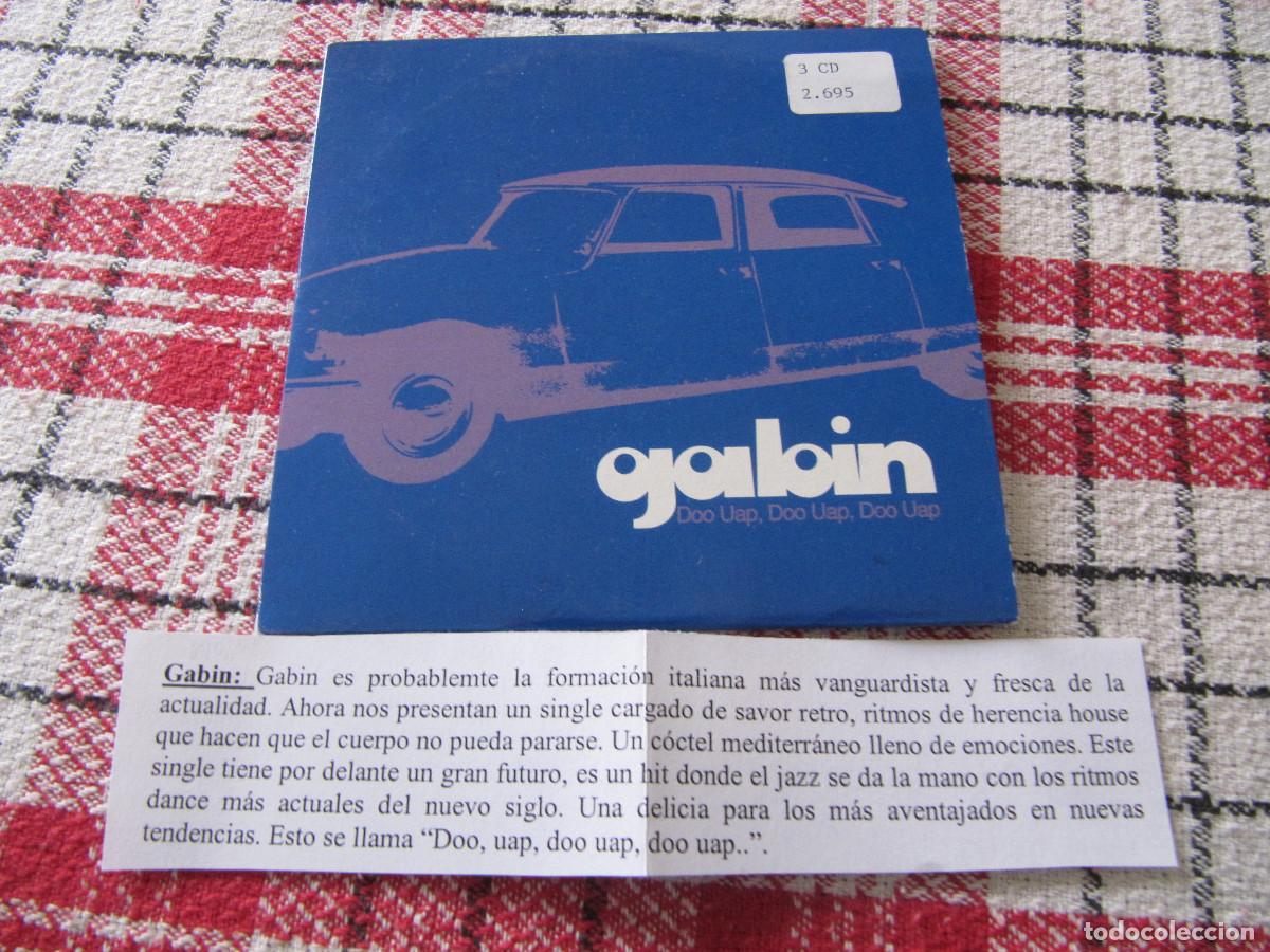CDs de m&uacute;sica: Gabin &ndash; Doo Uap, Doo Uap, Doo Uap CD SINGLE CADENA 100 - Foto 1