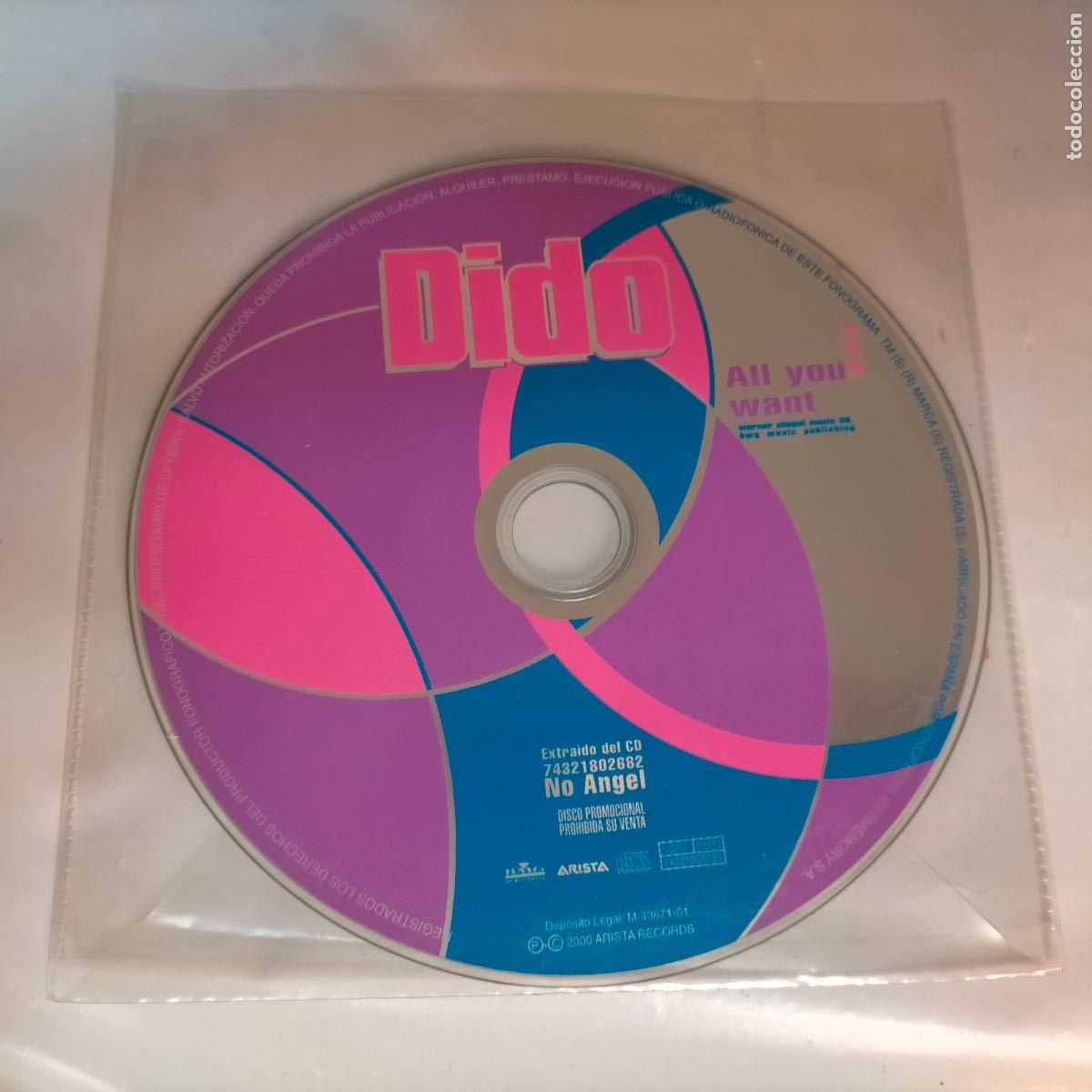 CDs de m&uacute;sica: PROMO CD SINGLE - DIDO - Foto 1
