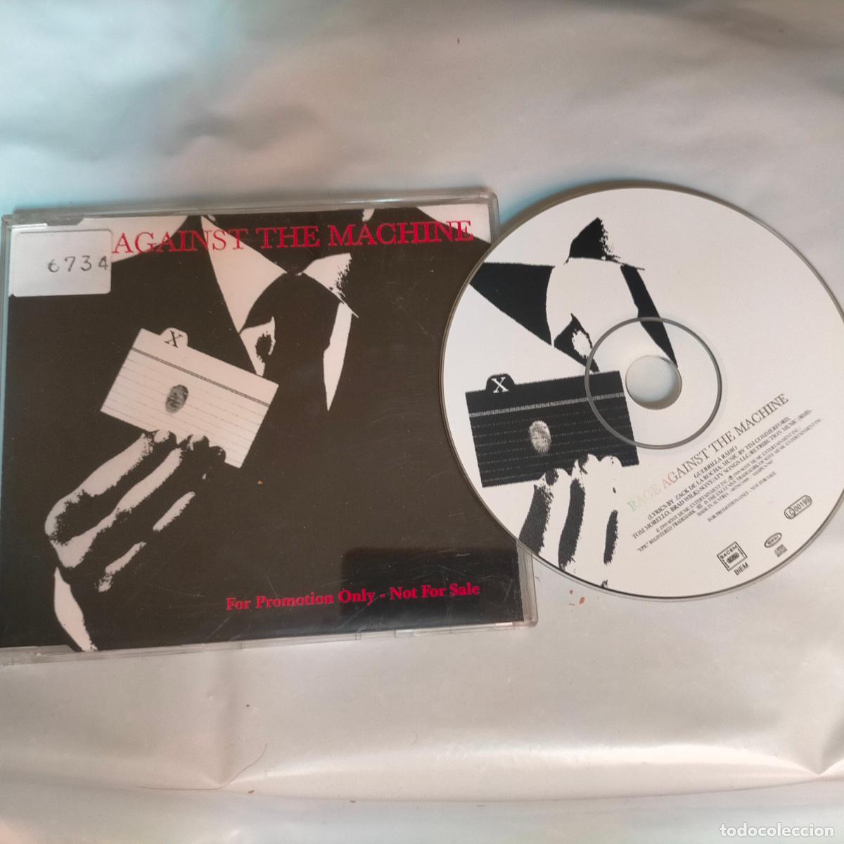 CD de M&uacute;sica: DE RAGE AGAINST THE MACHINE CD SINGLE PROMO