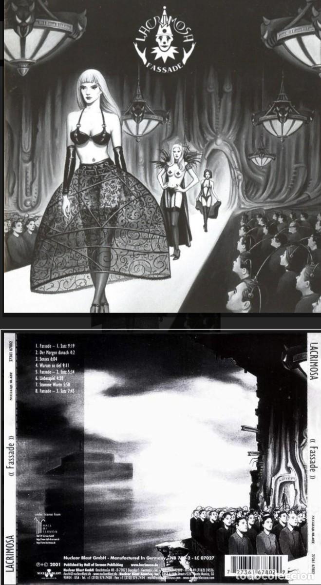 CDs de M&uacute;sica: LACRIMOSA CD Fassade,Orig. 2001 *COMO NUEVO* Nightwish-Tristania-Therion-Haggard-Moonspell-Crematory
