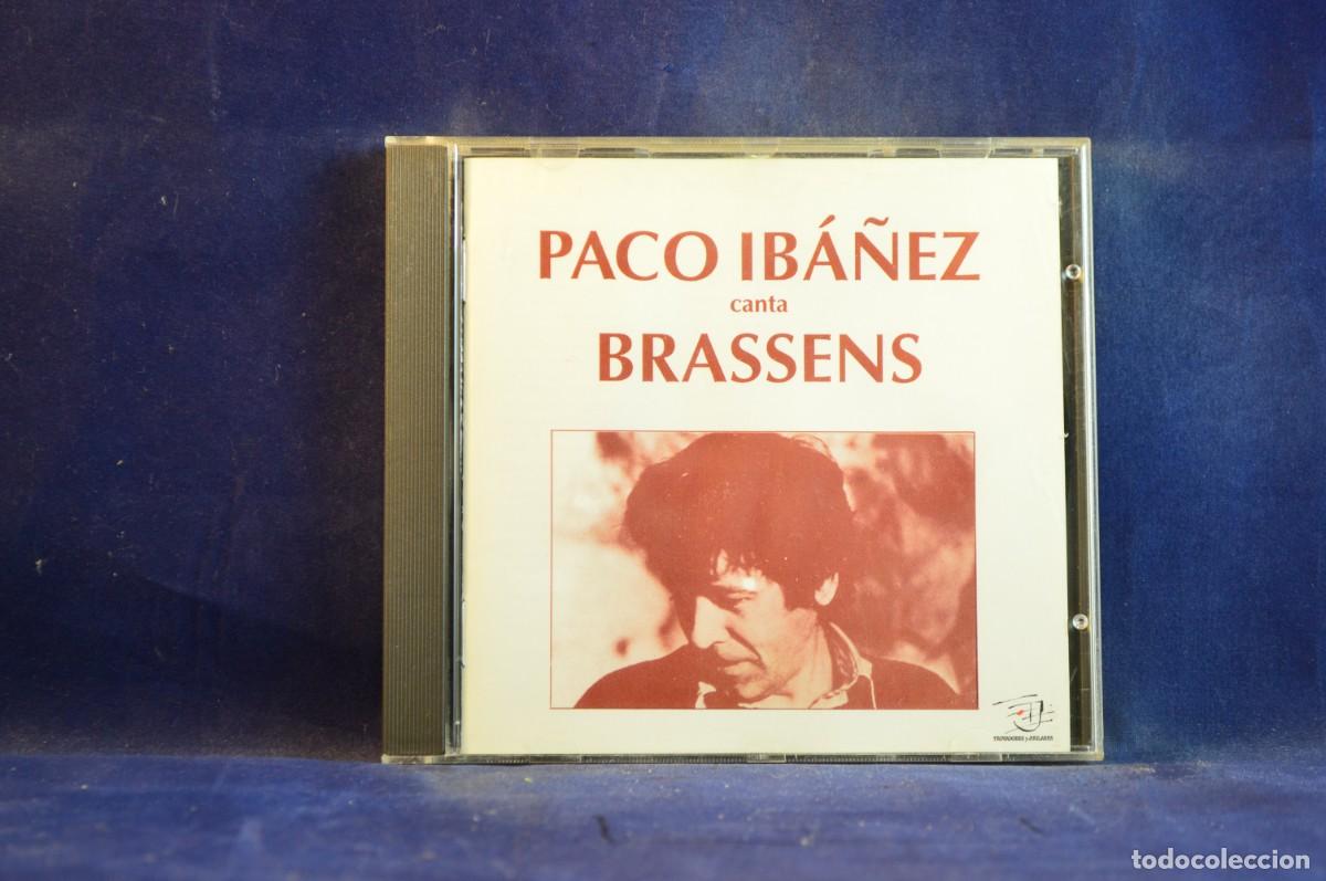 CDs de m&uacute;sica: PACO IB&Aacute;&Ntilde;EZ &ndash; CANTA A BRASSENS - CD - Foto 1