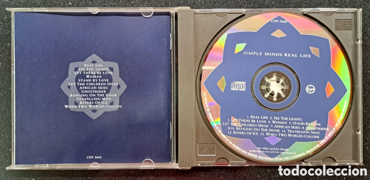 CDs de m&uacute;sica: Simple Minds. Real Life. - Foto 3