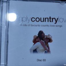 CDs de Música: CD . SIMPLY COUNTRY LOVE - 15 TEMAS 2009