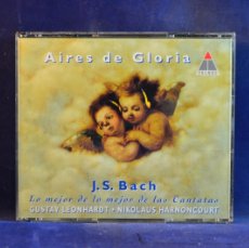 CDs de Música: GUSTAV LEONHARDT, NIKOLAUS HARNONCOURT, J.S. BACH – AIRES DE GLORIA - 2 CD