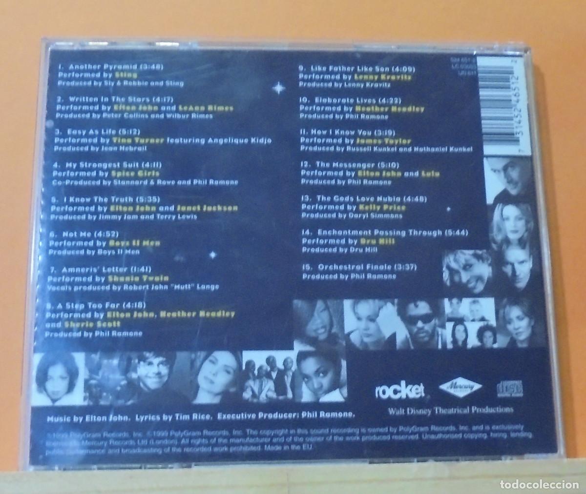 CDs de m&uacute;sica: Elton John and Tim Ricks Aida. Polygram 1999 -- CD - Foto 2