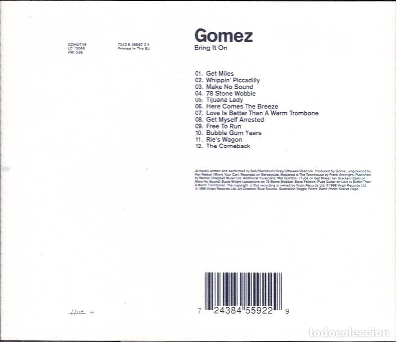 CDs de m&uacute;sica: Gomez - Bring It On. CD - Foto 2