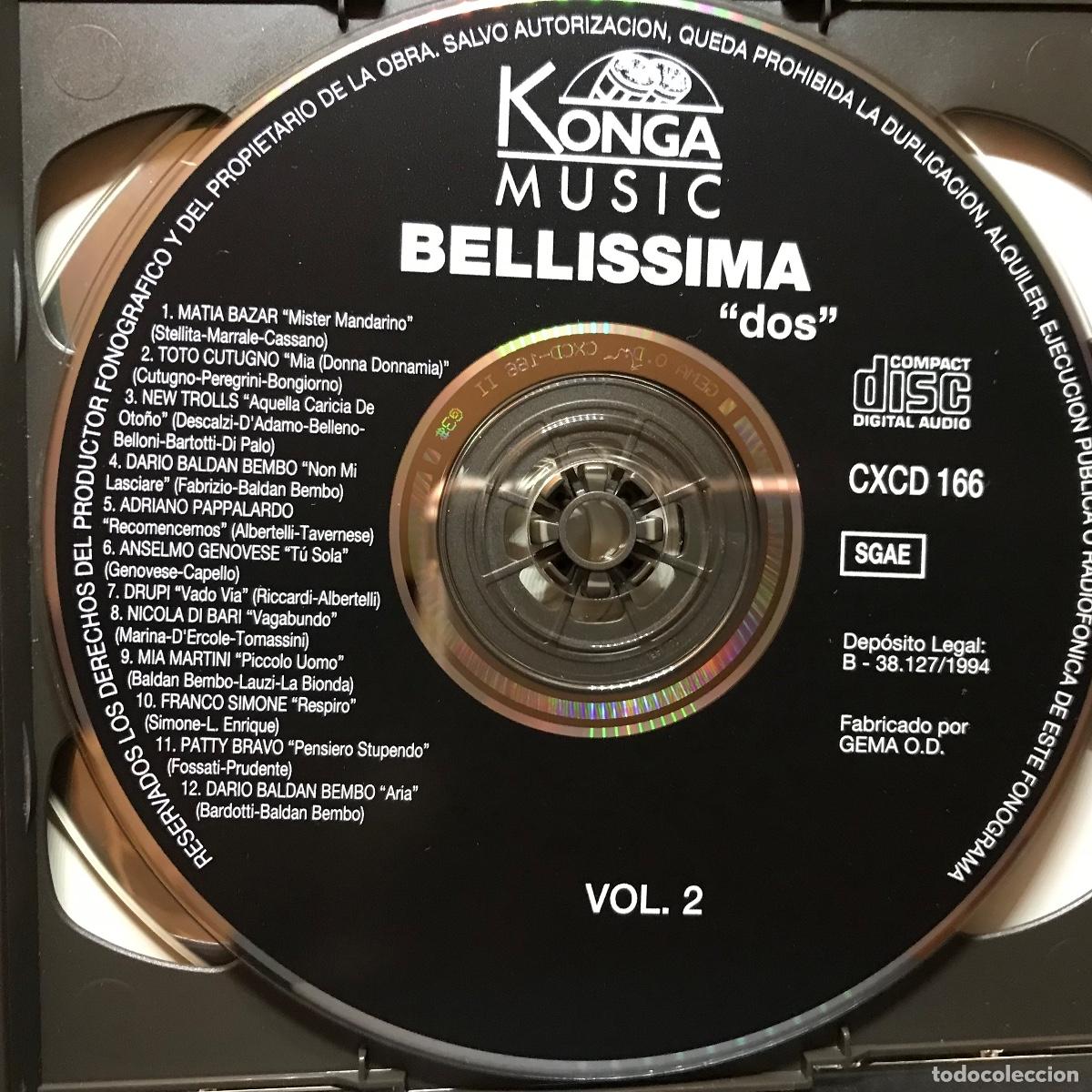 CDs de m&uacute;sica: Various ● Bellissima Dos ● [CD] 2 x CD, Compilation - Foto 2