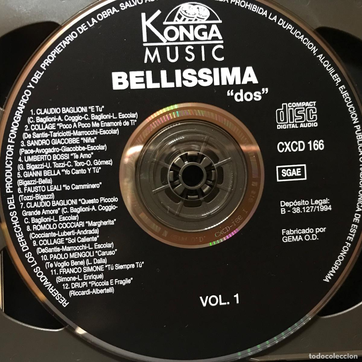 CDs de m&uacute;sica: Various ● Bellissima Dos ● [CD] 2 x CD, Compilation - Foto 3