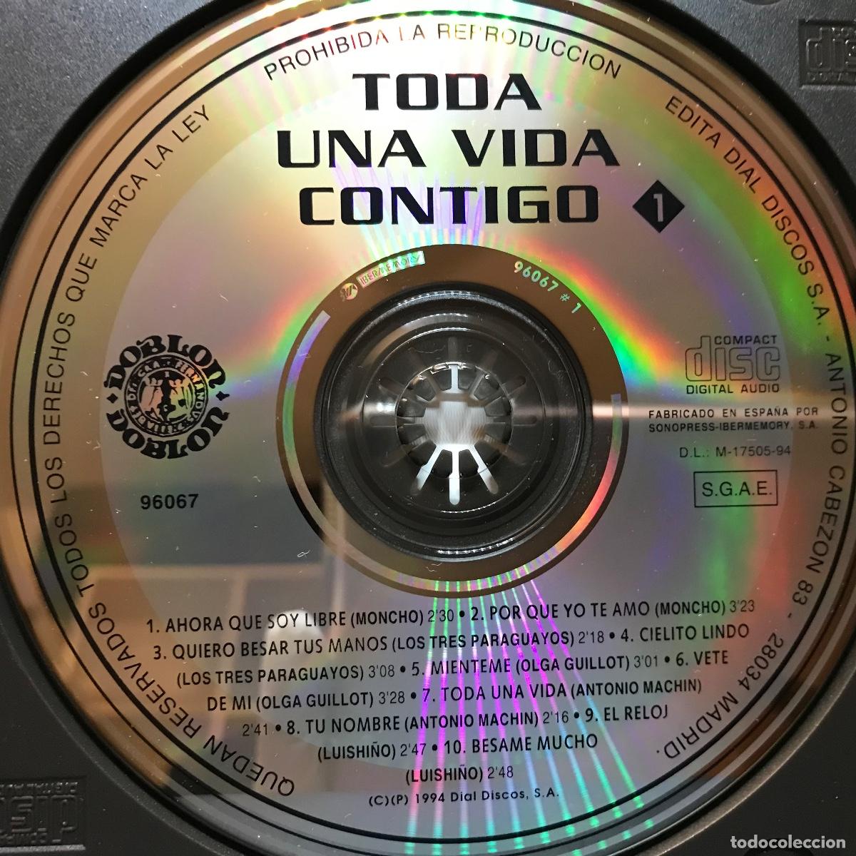 CDs de m&uacute;sica: Various ● Toda una vida contigo 1 - Boleros ● [CD] Compilation - Foto 3