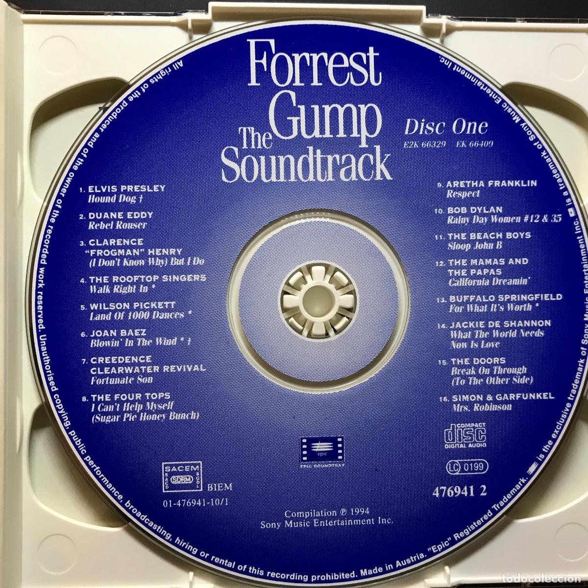 CDs de m&uacute;sica: Various ● Forrest Gump (The Soundtrack) ● [CD] 2 x CD, Compilation - Foto 3