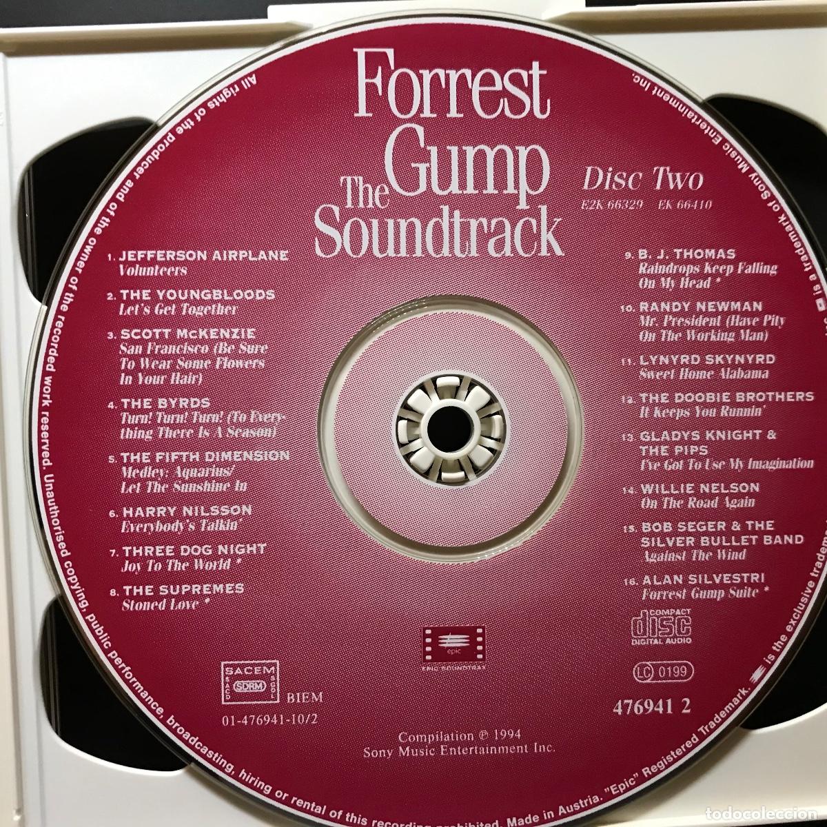 CDs de m&uacute;sica: Various ● Forrest Gump (The Soundtrack) ● [CD] 2 x CD, Compilation - Foto 4