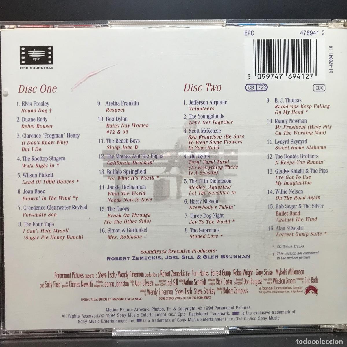 CDs de m&uacute;sica: Various ● Forrest Gump (The Soundtrack) ● [CD] 2 x CD, Compilation - Foto 5