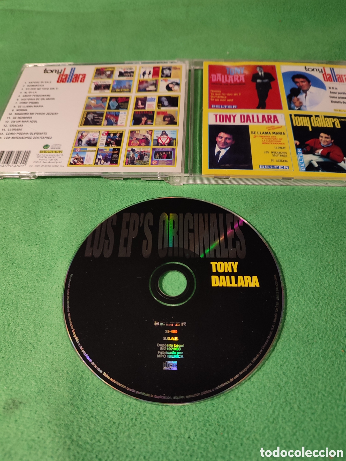 CDs de m&uacute;sica: Tony Dallara - Los Eps originales - Foto 2