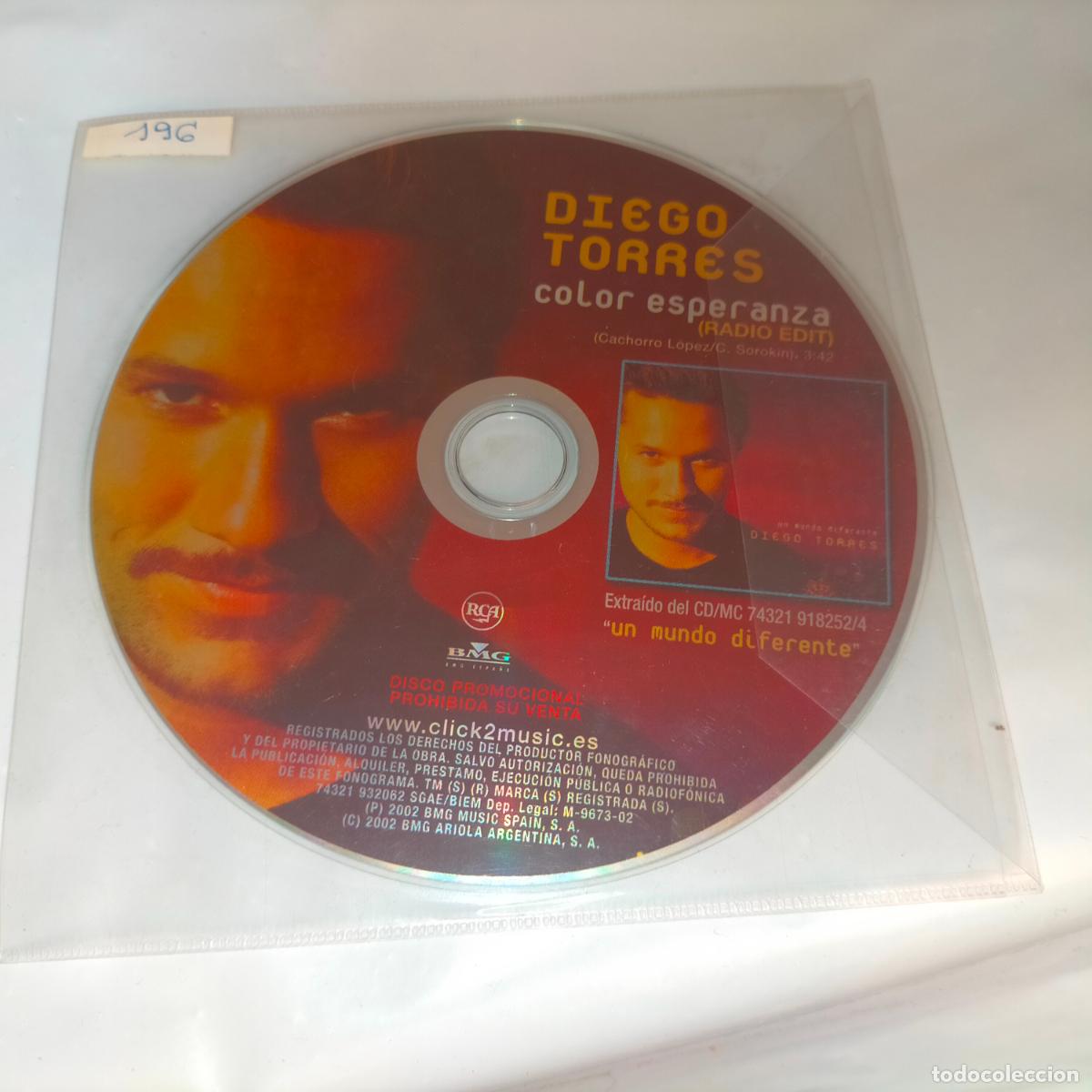 CDs de m&uacute;sica: cd single diego torres - Foto 1