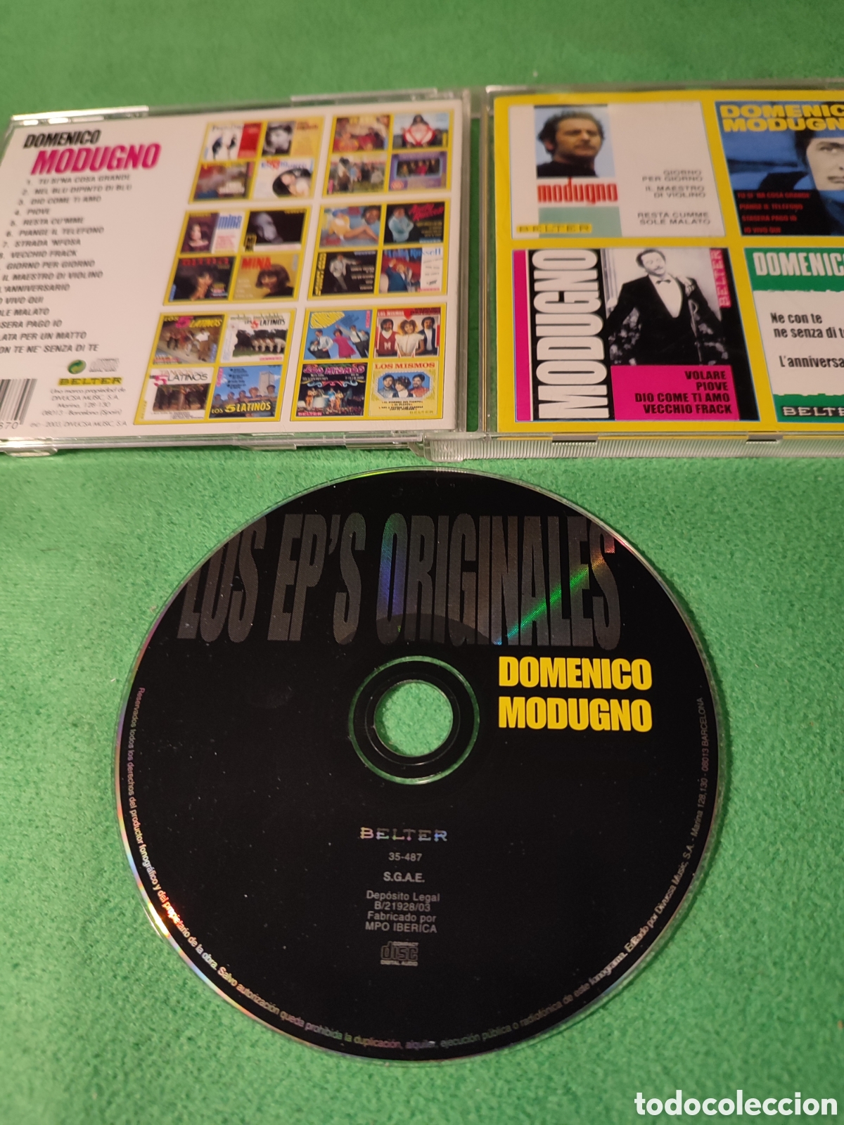 CDs de m&uacute;sica: Domenico Modugno - Los Eps originales - Foto 2