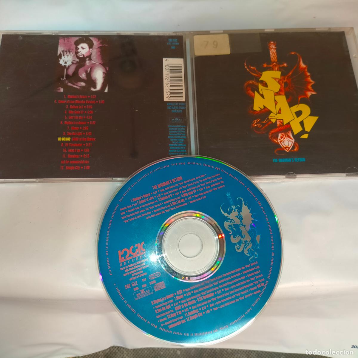 CDs de m&uacute;sica: cd album 12 temas snap - Foto 1