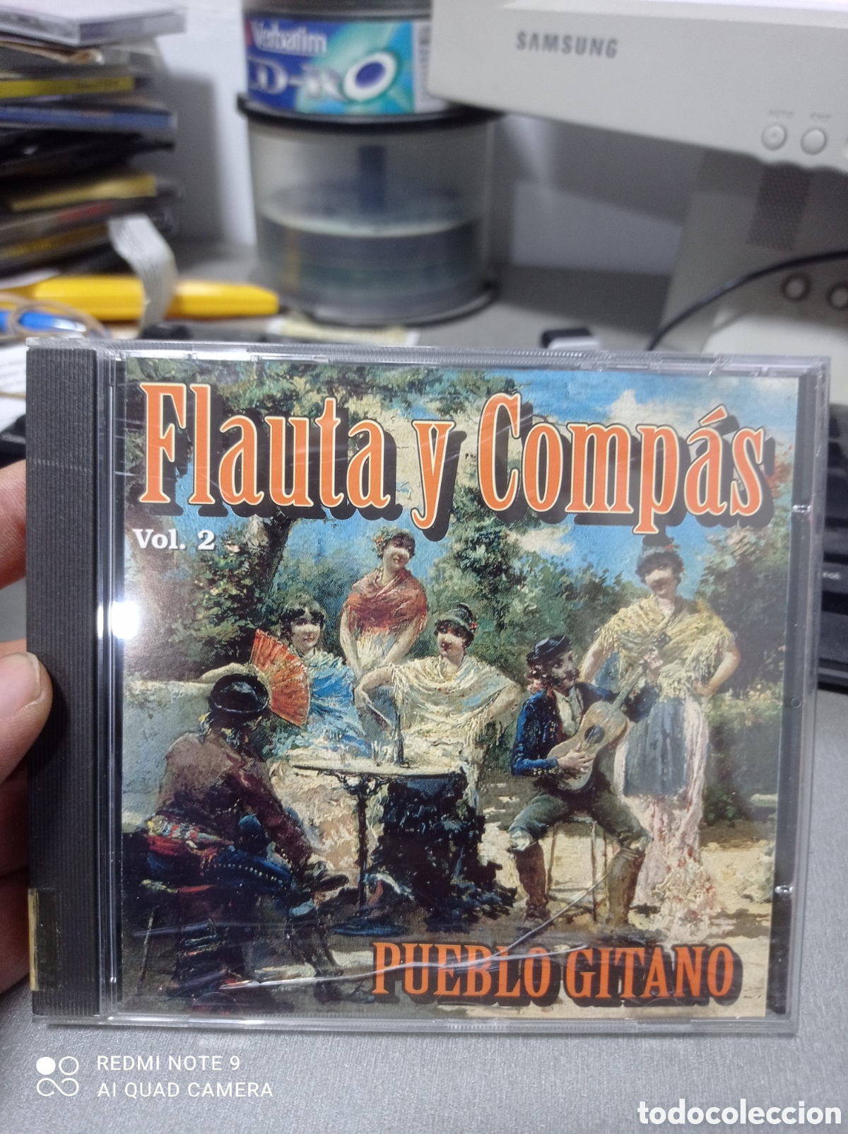 CDs de m&uacute;sica: Flauta y comp&aacute;s volumen dos pueblo gitano - Foto 1