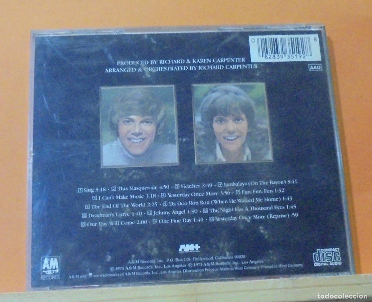 CDs de m&uacute;sica: Carpenters. Now & Then. A&M records -- CD - Foto 2