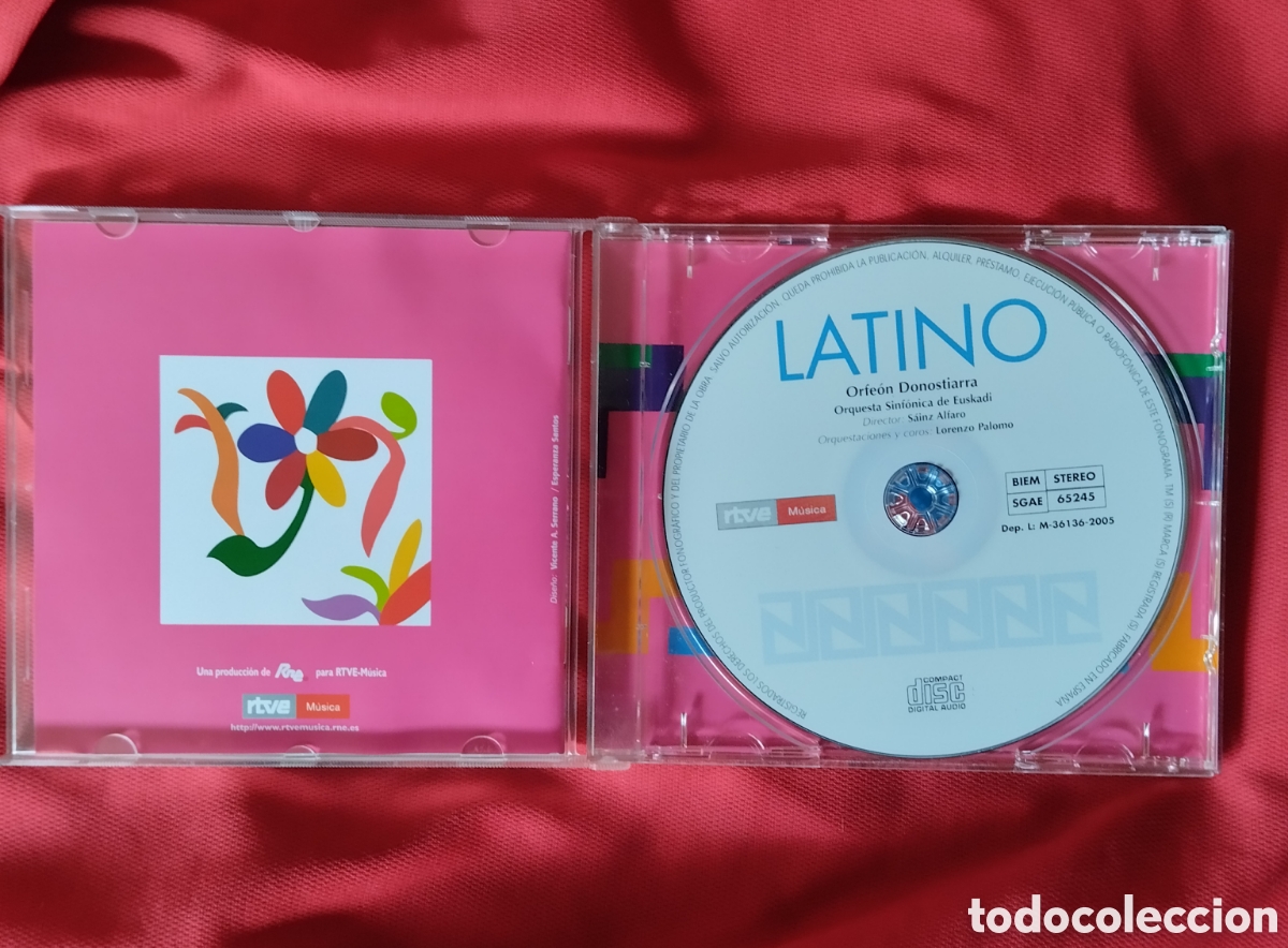 CDs de m&uacute;sica: ORFE&Oacute;N DONOSTIERRA, LATINO. CD - Foto 4
