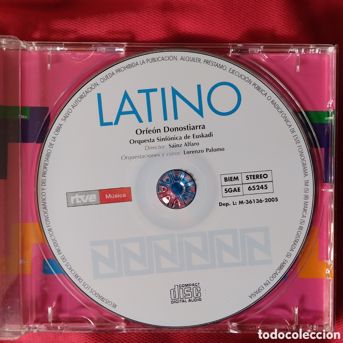 CDs de m&uacute;sica: ORFE&Oacute;N DONOSTIERRA, LATINO. CD - Foto 6