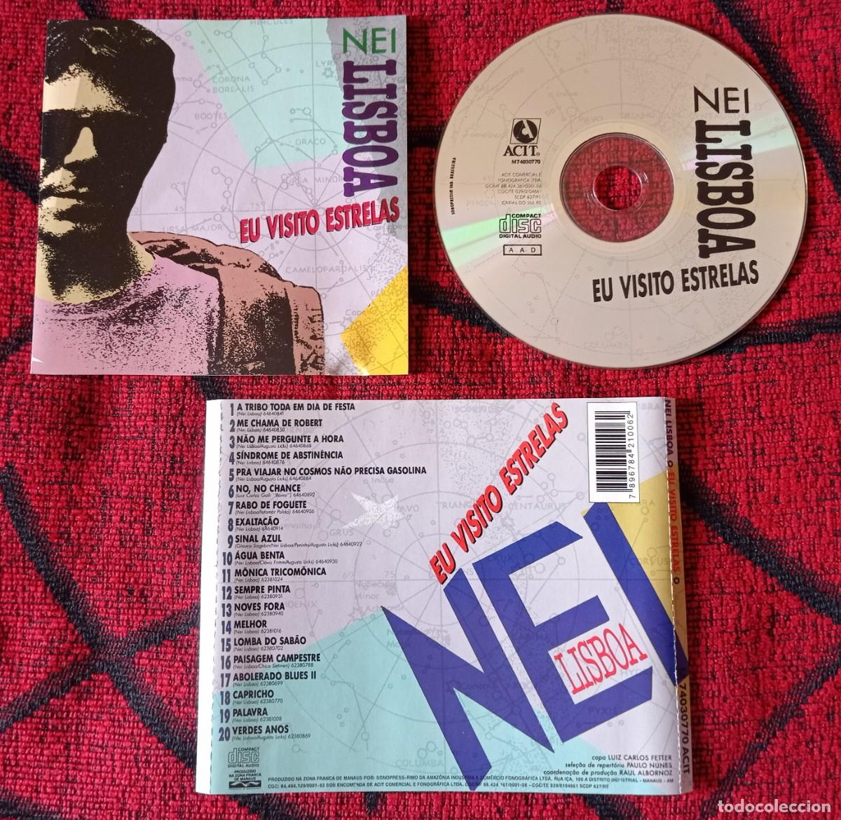 CDs de m&uacute;sica: NEI LISBOA ** Eu Visito Estrelas ** CD ORIGINAL BRASIL 1992