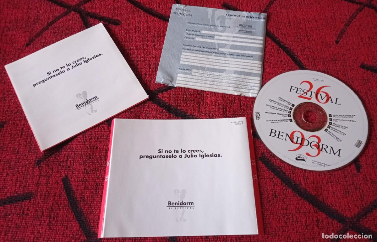 CDs de m&uacute;sica: VENICANTA BENIDORM: 26 FESTIVAL DEBINORM 93 CD ORIGINAL